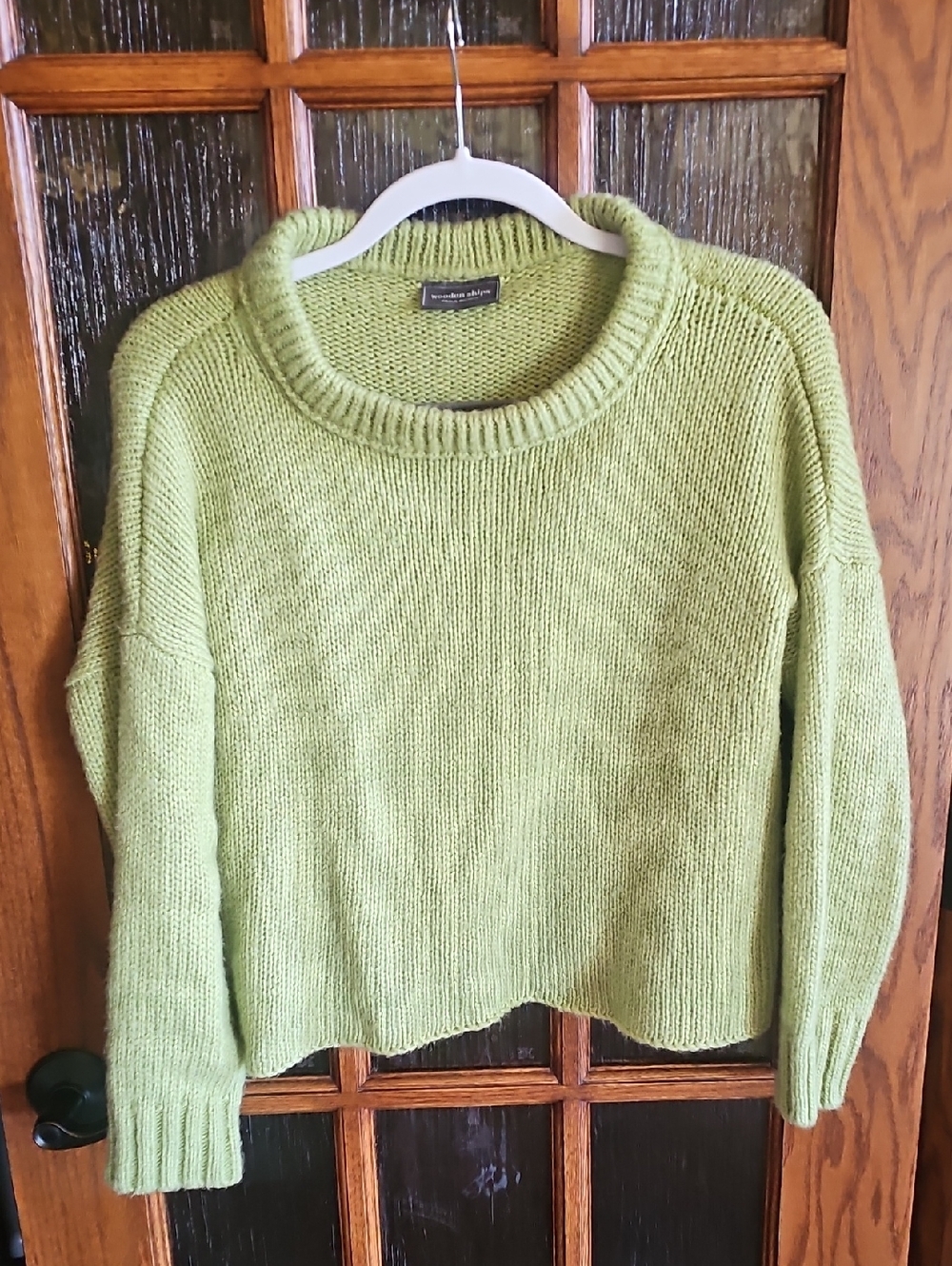 Wooden Ships Light Green, XS,/S, Crewneck Sweater